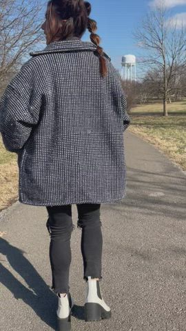 I love being naughty in public, will you spank me? - free porn video