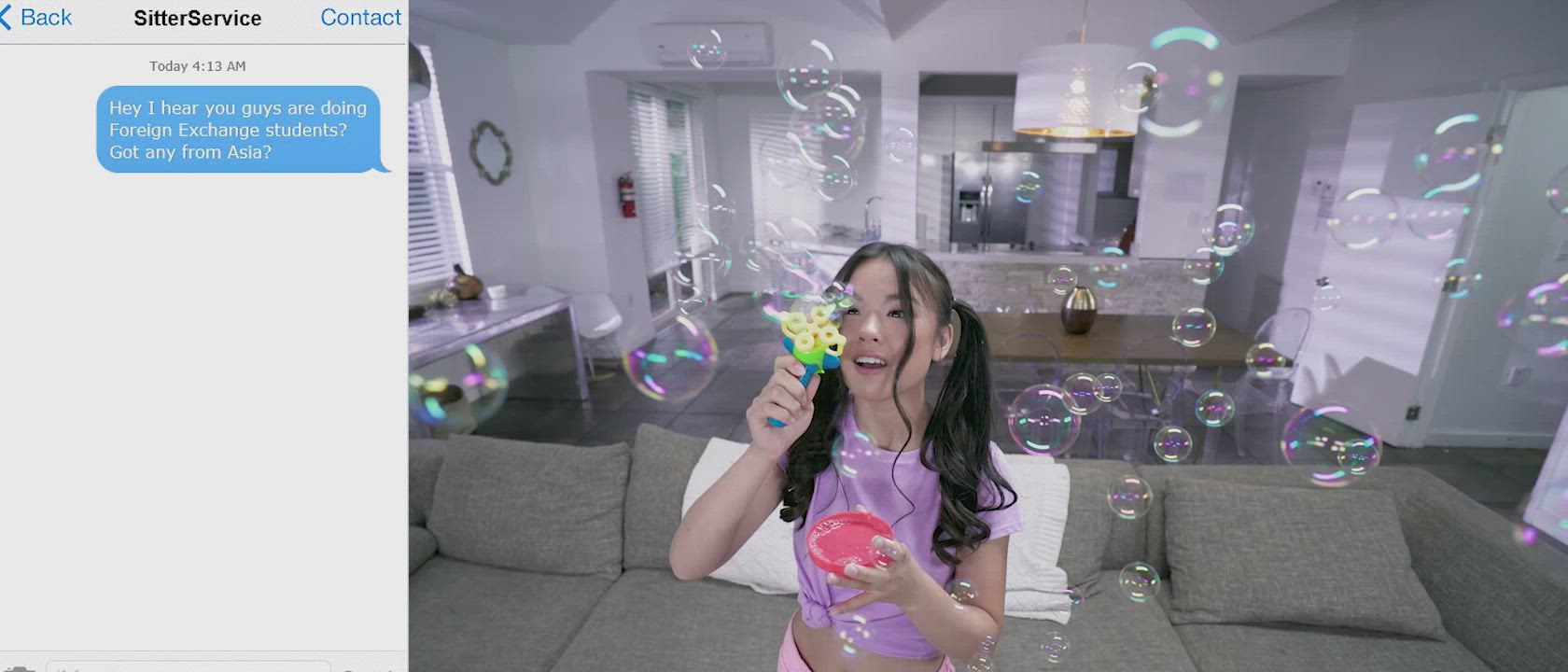 Tiny Asian teen Lulu has a whole semester of hard work to look forward to - free porn video