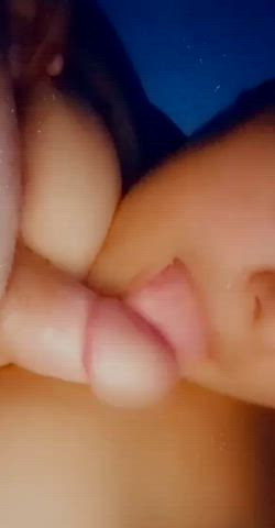 He loves it when I lick it 😋 - free porn video
