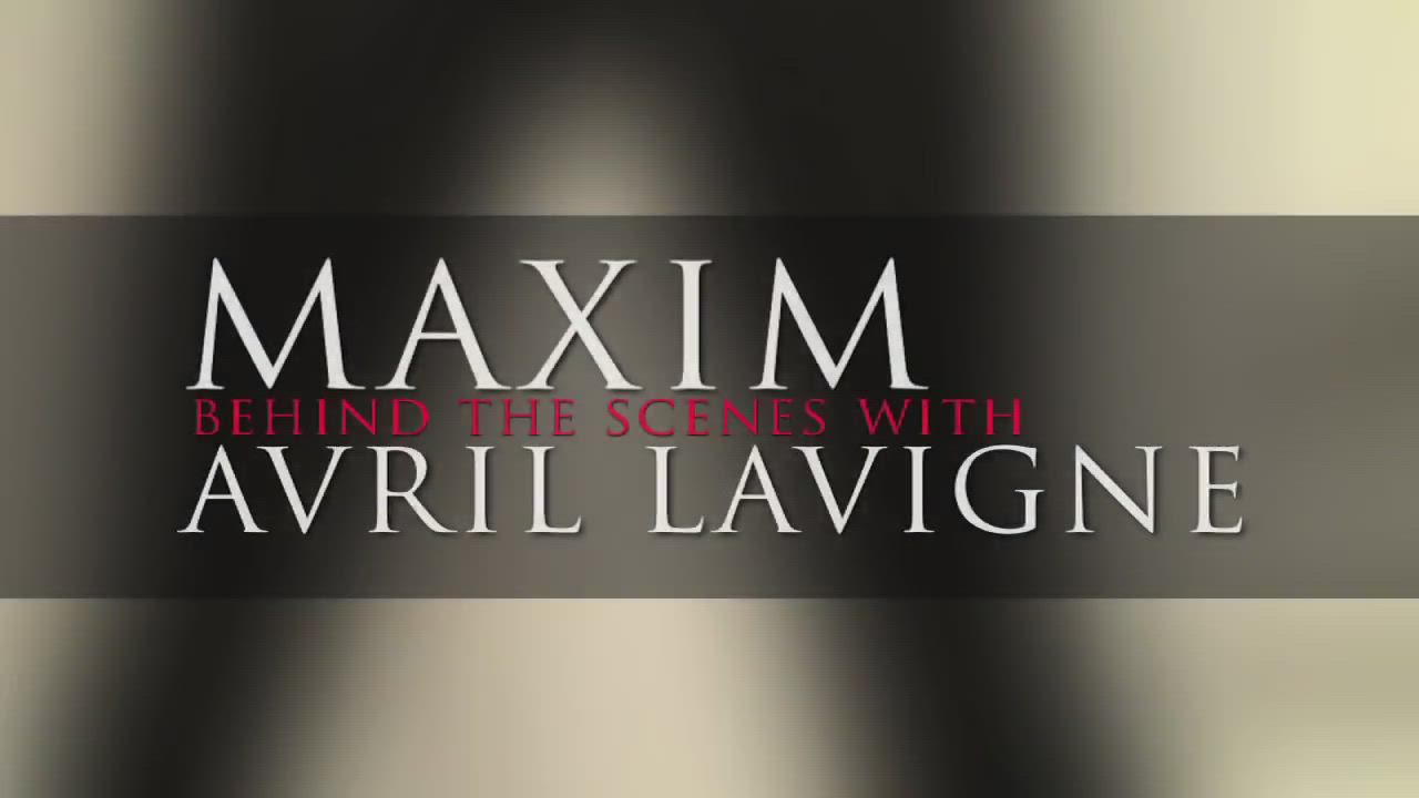 Avril Lavigne for Maxim (2011) - free porn video