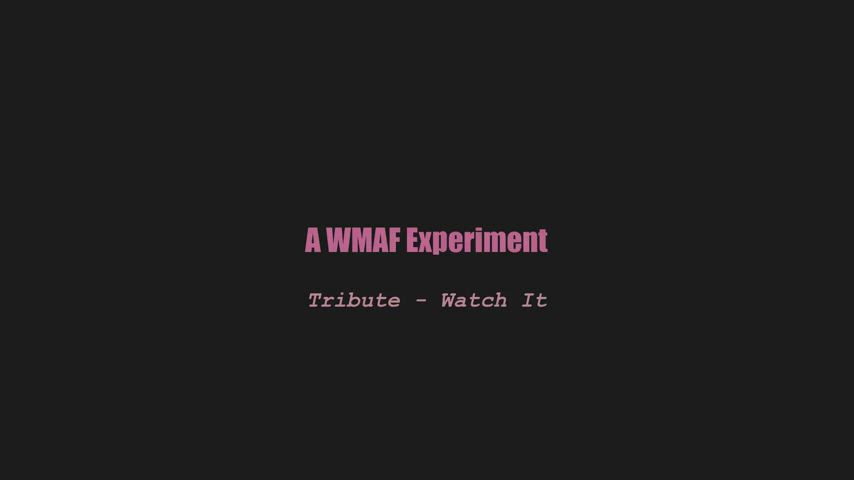 A wmaf experiment - Tribute - Watch It (splitscreen PMV) - free porn video
