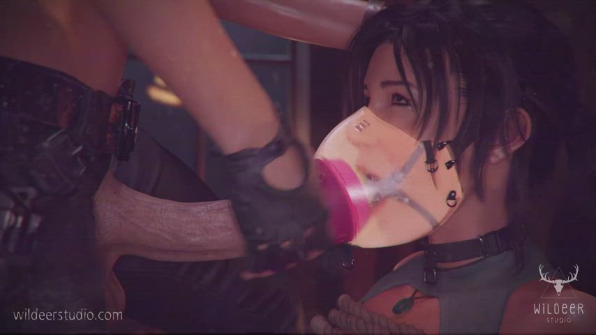 Lara Croft trapped during halloween, (wildeerstudio) [Tomb Raider] - free porn video