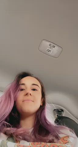 Showing my friend how I got my 5 star Uber rating [gif] - free porn video