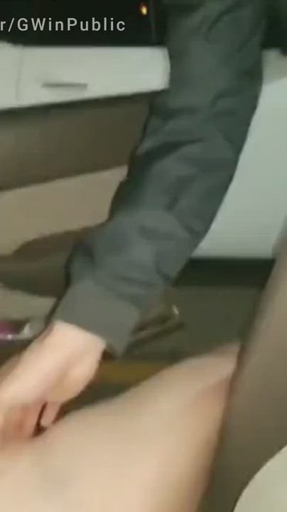 Fingered by a Stranger in the Parking - free porn video