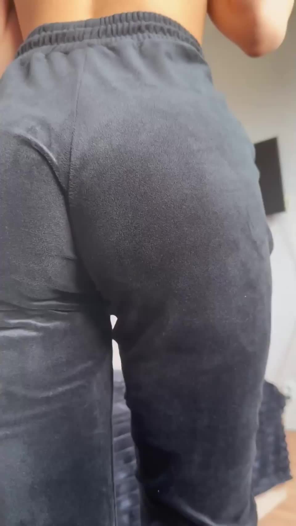 Just with the thought of gooning together my pants fell off - free porn video