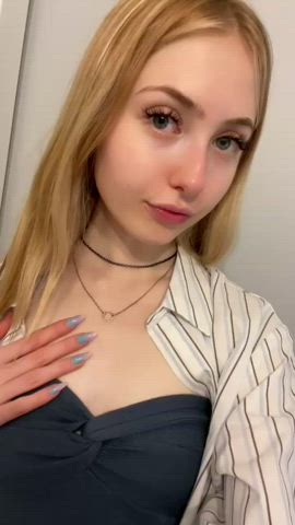 easy access to my tiny tits - free porn video