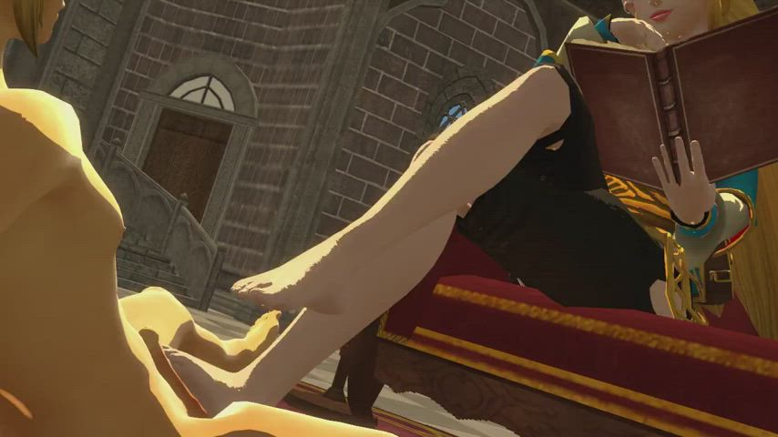 Royal footjob (cyanyu) [Zelda] - free porn video