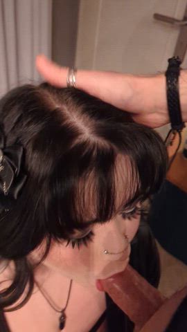 Let me be your 19yo goth cocksleeve - free porn video