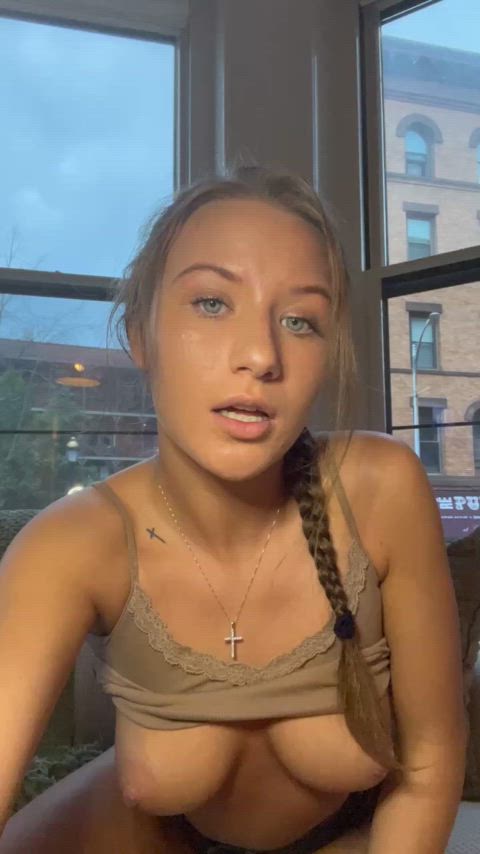 I think I have a nice size rack for someone who just turned 19 - free porn video