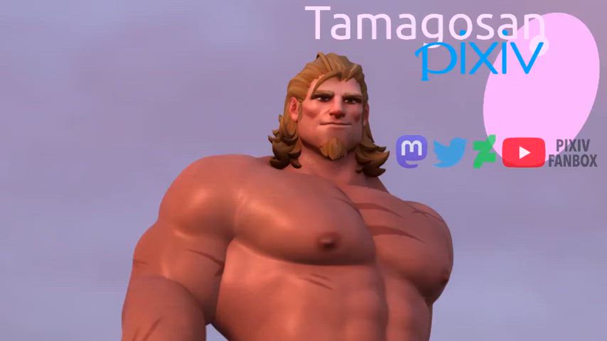 Reinhardt finds Aunt Cass the Mermaid [Big Hero 6] [Overwatch] (Tamagosan) - free porn video