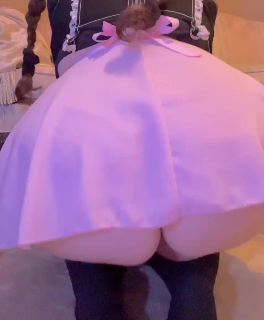 pulling my panties down like a good chubby fucktoy - free porn video