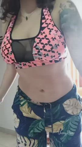 Hey daddy~ Do you like your little girl's titties? 💕✨ - free porn video