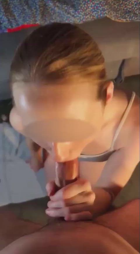 He shot it right over my head! - free porn video