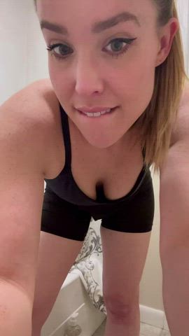 Strapped down and hidden all day…time to let them out - free porn video