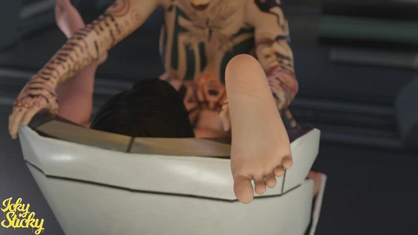 Miranda and Futa Jack (Icky Sticky) [Mass Effect] - free porn video