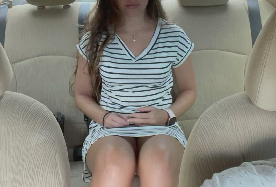 Giving your friends wife a ride home, then you see this 👀 - free porn video