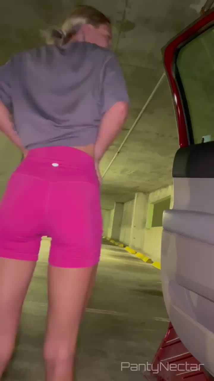 Would you finger my ass in a parking garage? - free porn video