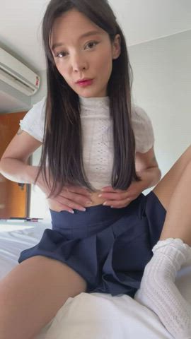 I might just have the tightest little schoolgirl ass you'll ever pound - free porn video