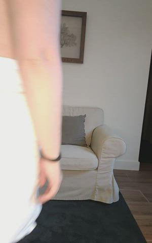 Would you fuck me against the couch? - free porn video