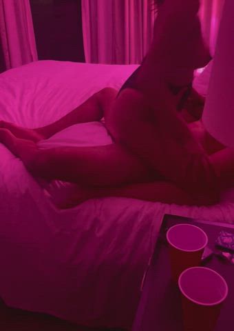 Riding his Latin dick with my tight Indian pussy! - free porn video