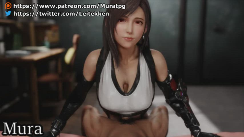 Tifa tanktop Job (Mura) [Final Fantasy] - free porn video