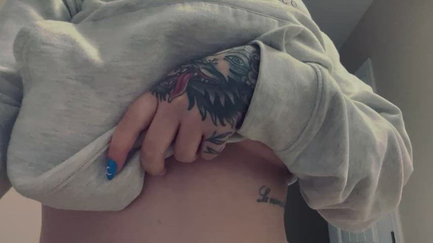 Never wear a bra in a sweater - free porn video