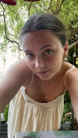 I told daddy if he can guess the color of my bra ill take off my dress [F19] - free porn video