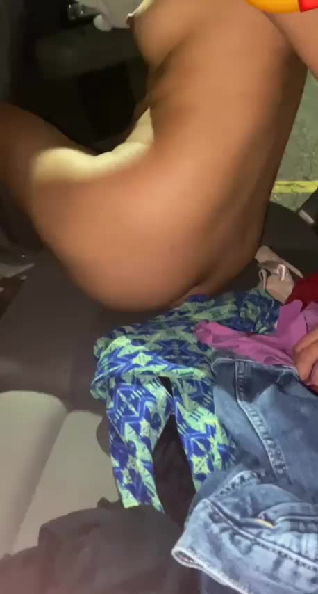 After I fucked her brains out I convinced my girl to go out naked! Security must’ve been happy seeing that in their cameras! - free porn video