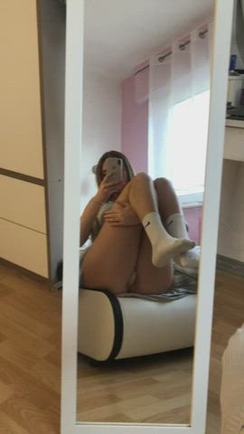 put my legs above your shoulders and take me in this position - free porn video