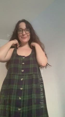 What my thick flannel dress hides - free porn video