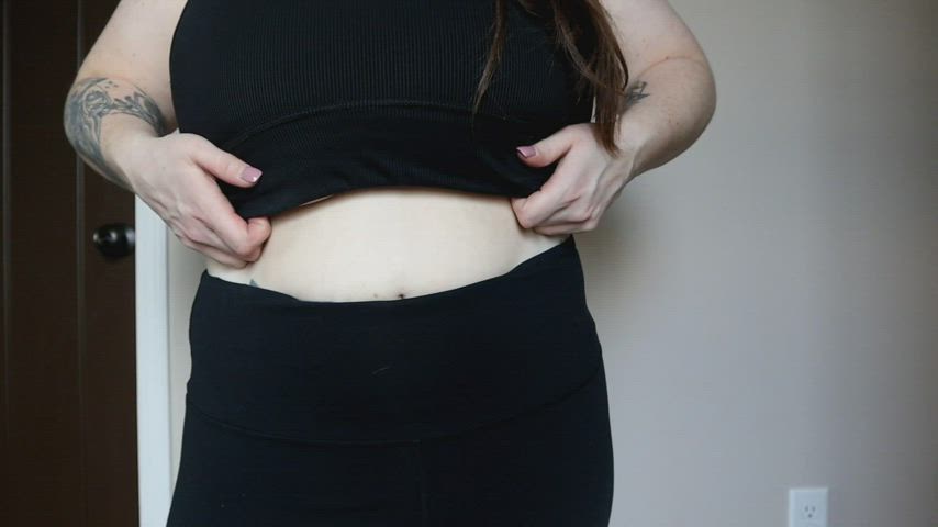 quick after workout titty drop for you - free porn video