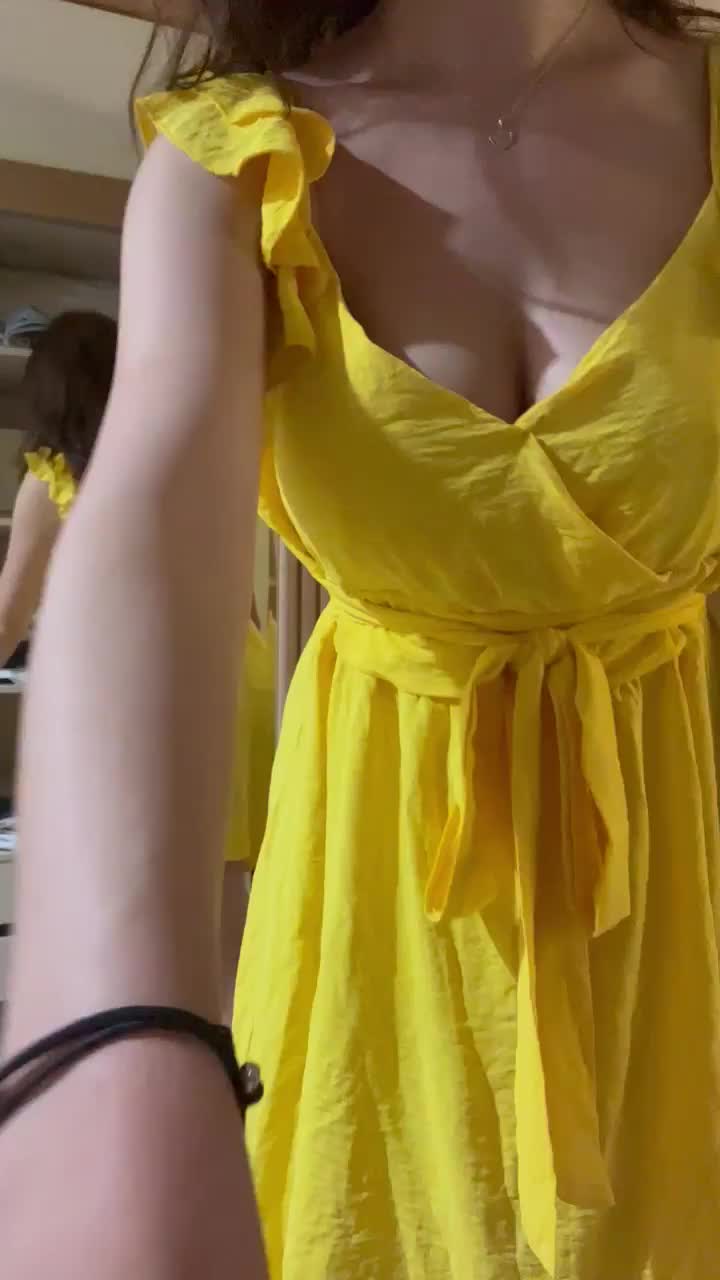 my dress looks better on the floor, am i right? ;) - free porn video