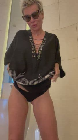 Can my Milf 50 boobs make you hard? - free porn video