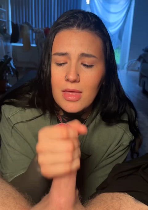The proper way to make him cum - free porn video