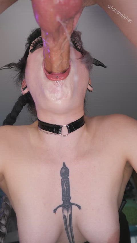 Just an oral fuckhole to bring him pleasure - free porn video