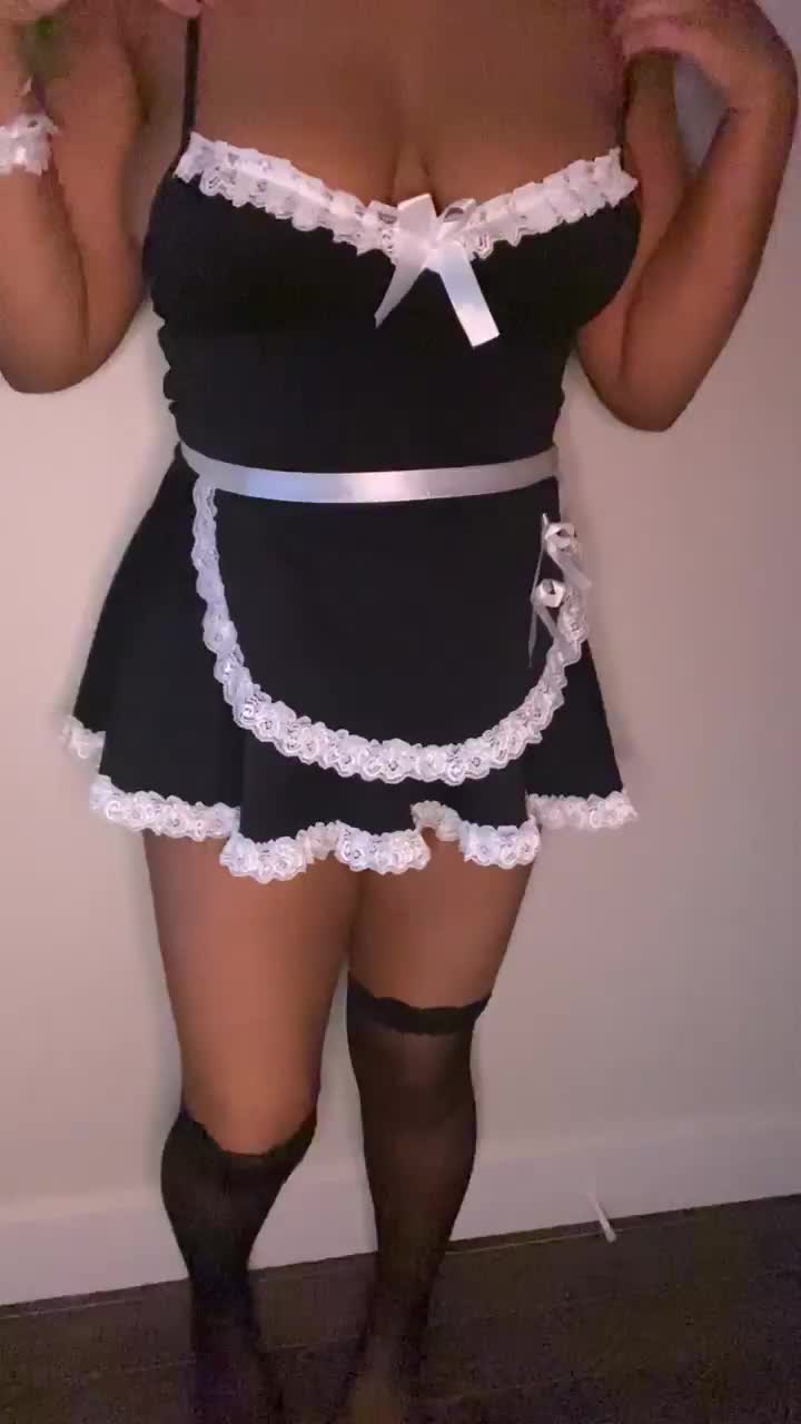 Can I clean for you wearing this - free porn video