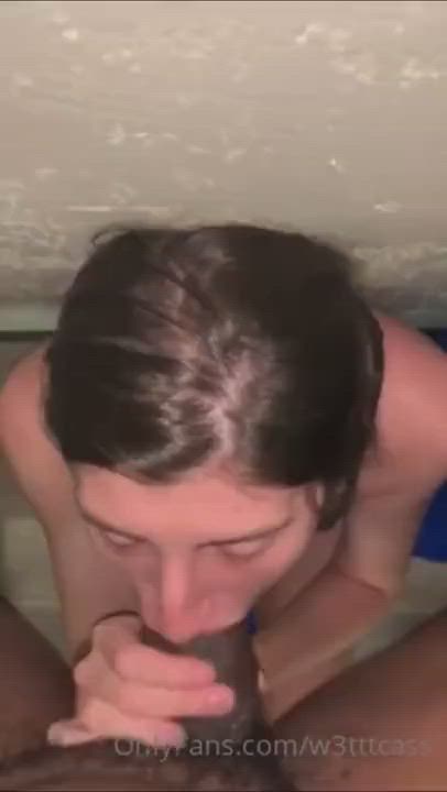 BBC Deepthroat Sloppy Porn GIF by word2bigbird99 - free porn video