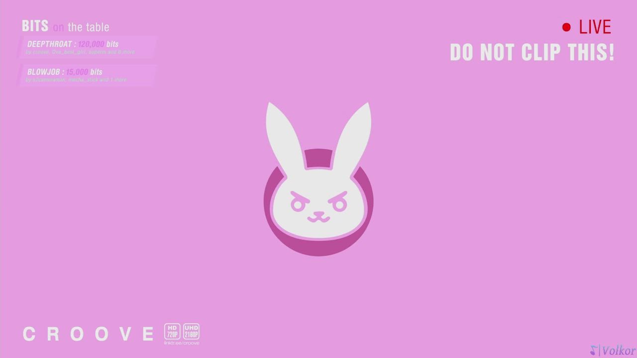 D.Va facefucked on stream [Overwatch] (croove, audio volkor) - free porn video