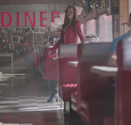 Madelaine Petsch, leggy and Cleavage - free porn video