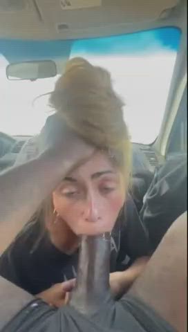 My girlfriend asked to use my brand new car so that she could go to her workout session with her personal trainer. She’s been gone for a while… - free porn video