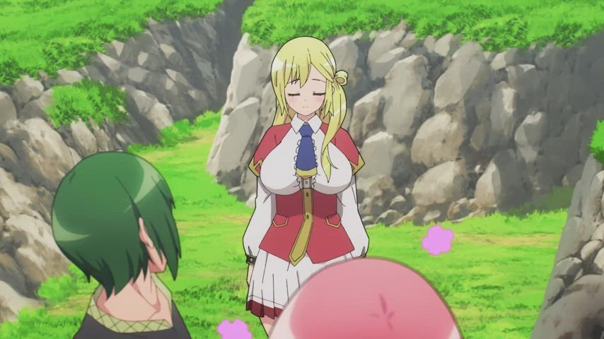 Boobs Are wonderful, Kikuru stuck between Enome and Hanabata's massive pairs (TNK) [Futoku no Guild] - free porn video
