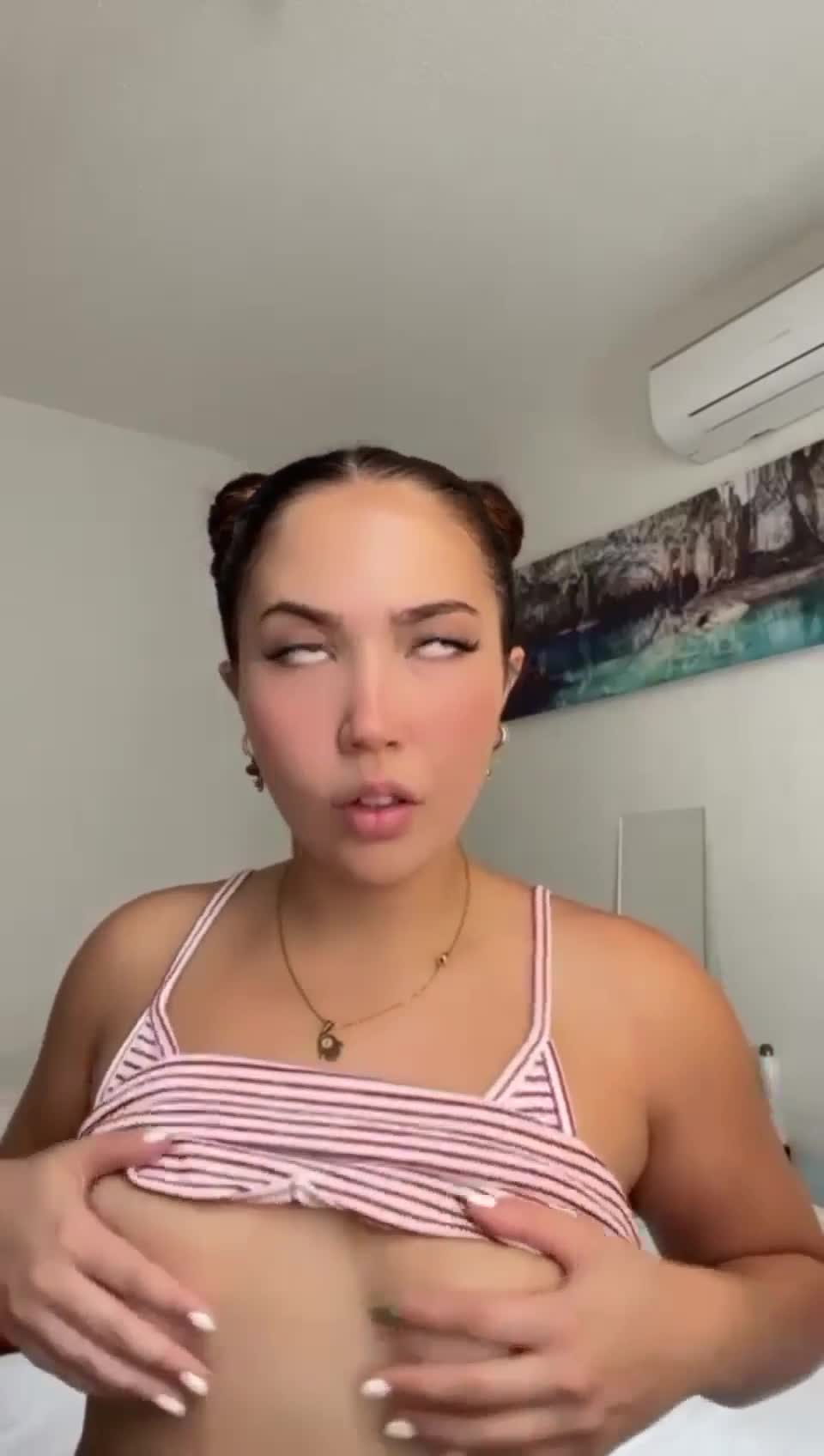 Think about how nice they would look covered in cum! - free porn video