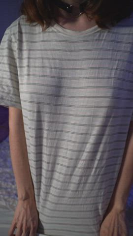 Hope you don't mind me stealing your shirts 😇 - free porn video