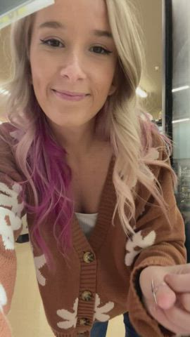 Titties out on aisle 7! [GIF] - free porn video