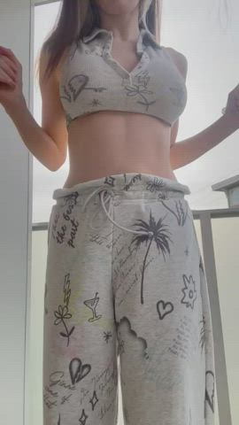Risky creampies and risky flashing is all this girl needs. - free porn video
