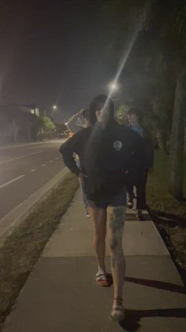 Walking to my favorite taco shop, what would you do if you drove by and saw me? - free porn video