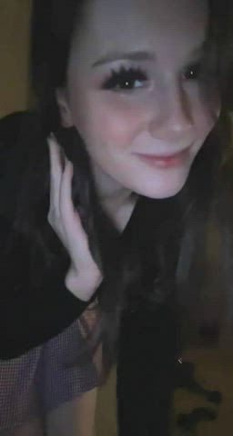 its always time to goon. lift up my skirt and touch me - free porn video