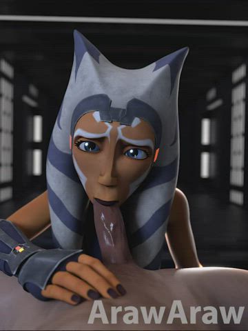 Ahsoka sucking dick (ArawAraw) [Star Wars] - free porn video