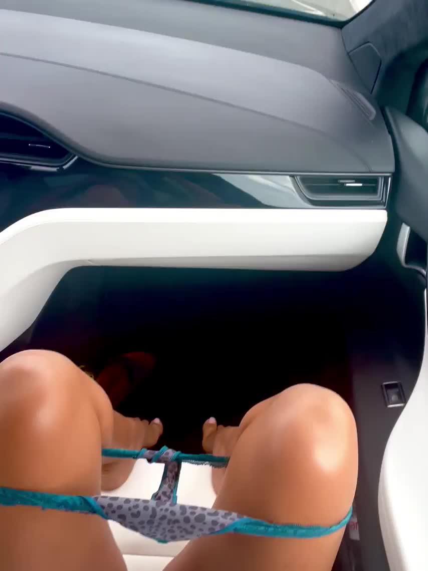 Stop at this parking, I need to be fucked - free porn video