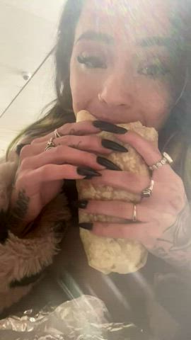 Felt like flashing you at the taqueria ;) I wonder if anyone knew [gif] - free porn video